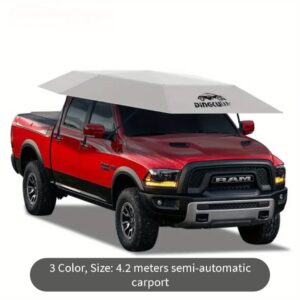 Mobile car awning fully automatic car parasol sunscreen roof car cover heat insulation thick folding car shed