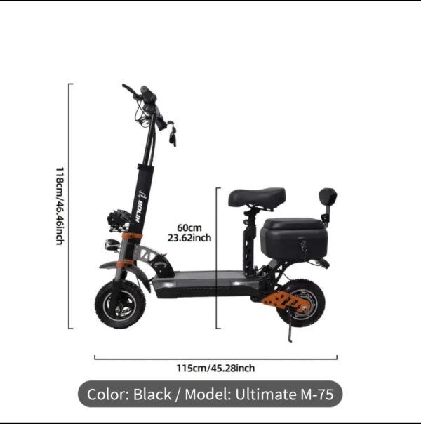Bolin Ultimate M-75 electric scooter – Image 4